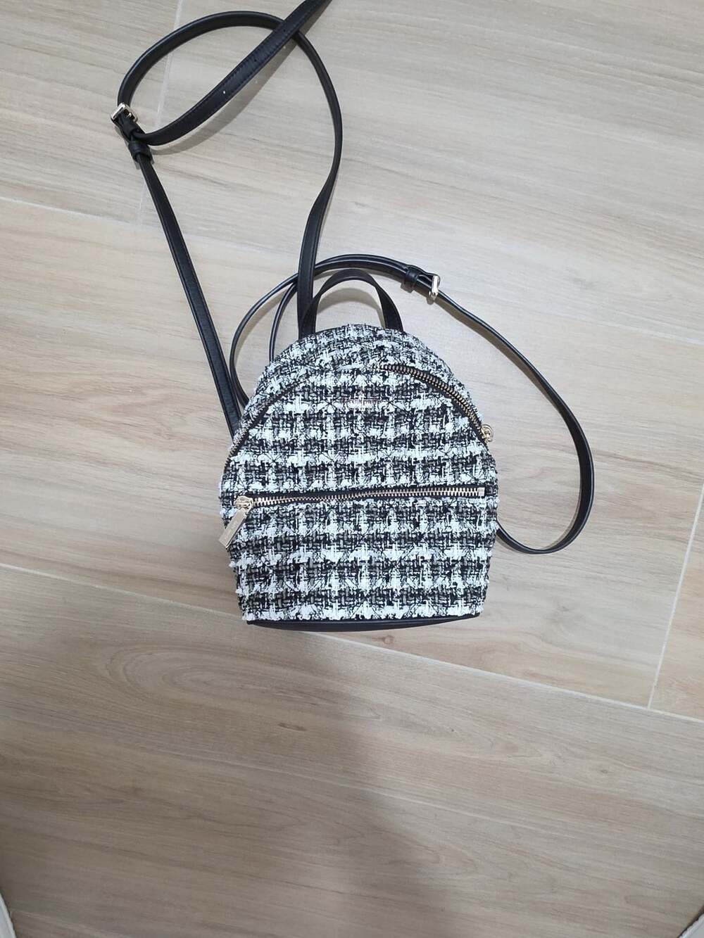 Kate Spade Natalia Tweed Mini Convertible Backpack